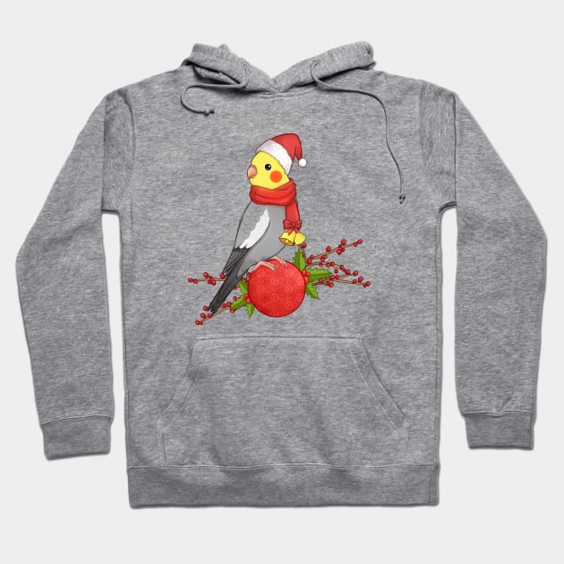 Xmas Cockatiel Hoodie by merue